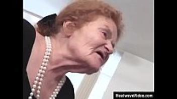 Even though she uses a wheelchair to move about, the elderly woman is nevertheless horny.