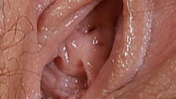 Push my pink button (HD 1080p) is a female texture.(Hairy sex pussy close-up of the vagina) (by Rumesco)
