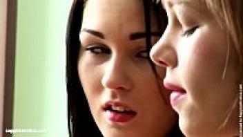 Lesbian Introduction: SapphiX's seductive lesbian scene