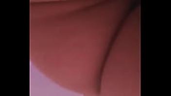 Exciting young lady rubbing her body