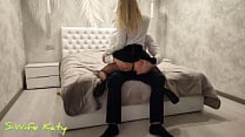After the party, Stepsister loaded her with a potent cumshot.