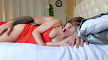 The stepdaughter is creampied when the stepdad unintentionally takes her for his wife. CUM ON THE INSIDE.