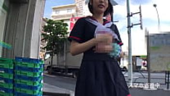A cute adolescent idol hide-shot from Japan