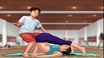 Summertime Saga | Visiting the director and his sister, taking a gym class with a busty MILF, and attending the top French class
