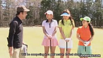 A game of Asian golf becomes a toy session.