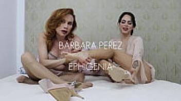 BARBARA PEREZ and EPHIGENIA TS FOOT SESSION