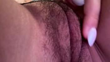 Details of a hairy pussy