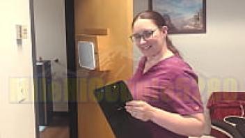 A guy who loves a big-tittied nurse visits the doctor's office for a checkup | MileHiCouple5280