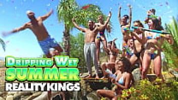 All of the stars have the largest organisation besides the pool on this final day of Project DTF House—REALITY KINGS