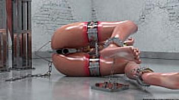 Compilation of 3D BDSM Bondage Fetish Comics by CyberCaptain