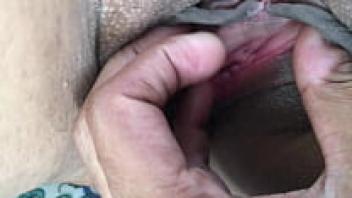 Three fingers in the pussy