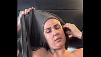 I didn't realise I was simply wearing a bra underneath when I went to the gym to exercise! I was so hot, got all wet, and my white jeans were moist on my pussy when the bodybuilders passed by and stared!