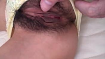 Hardcore hairy Japanese creampie