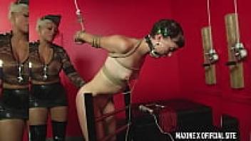 Busty Lesbian Maxine X Overruled Bondage Babe Kaera Cruz!
