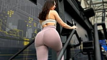 Work out, grab that bubble ass in your leggings, and rough love it.