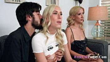 Using my girl's hot teen stepsis for free