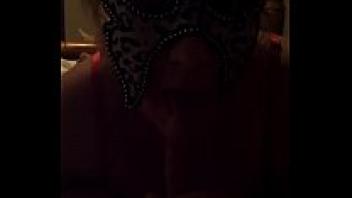 Homemade masked nurse