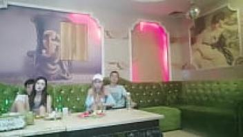 Kinky group sex sitting lady 4p on Chinese KTV