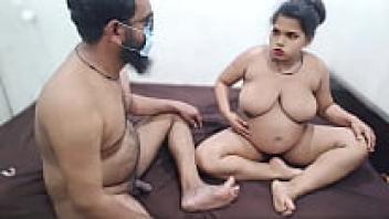 After class, the cute, plump girl has sex with the math teacher on her pussy.
