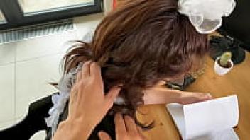 A shy girl's ass gets a massive dick.