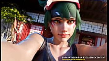 3D Porn: Uncensored Hentai AI-Generated Cartoon Kiriko Dick Ride in Overwatch