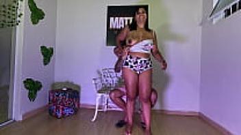 I came in her ass and tore off her clothing.
