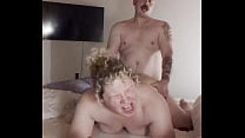 A fat couple who are amateur creampies