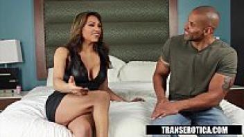Jessy Dubai Takes the Black Dick in Trans Erotica