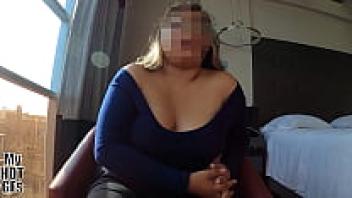 Adriana is chubby and wants to feel my cock, so she asks me to remove the condom.