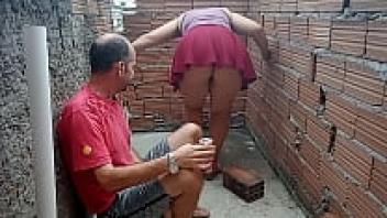 With the bricklayer, I had sex.