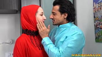 When Razia was walking through her husband's house, a foreign man licked her pussy.