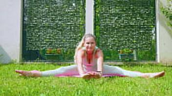 Stella Cardo's Sexy Outdoor Yoga