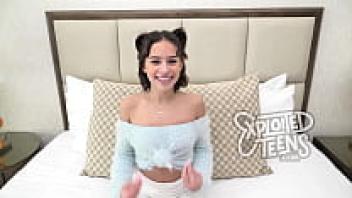 She is creating her first pornographic video and recently turned eighteen.