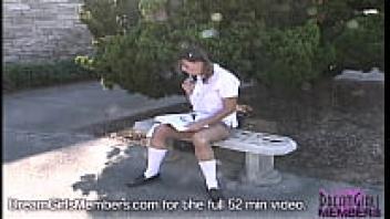 Student Lollipop Sucking Short Skirt