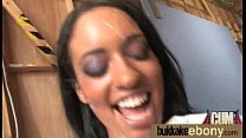 Hot ebony gangbang 1 bukkake