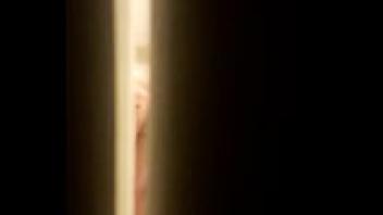 watching my step-cousin while she was taking a shower