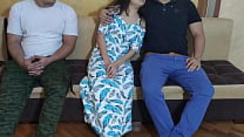 Bad Wife and Hot Mature Babe NTR Jav Get Loved in Front of Their Cuckold Husband While He Was Sleeping