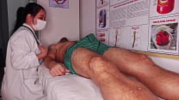 In front of the nurse, I achieved an erection.