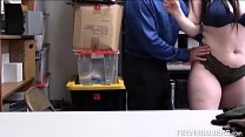 Teenrobbers.com: Pervert Man Fingering Curvy Teen Thief