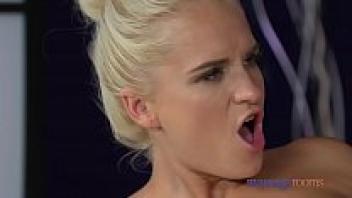 Rooms for Massage Sexy lesbians who are blonde and brunette give each other orgasms.