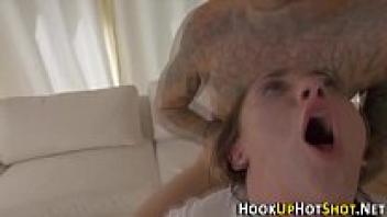 Drilling a creampied amateur