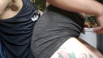 Savouring deliciousness in the bus's blonde's pussy