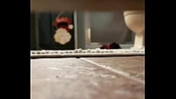 The wife was seen blasting her pussy once more.