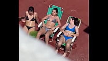 Part 2: Sunbathing neighbours on the terrace