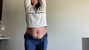 Reaching Chubby Girl