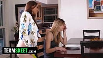 Lez Milf's asshole tongue