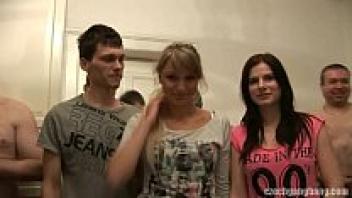GIRLFRIEND AND HER GET loveED AT CZECH GANG BANG