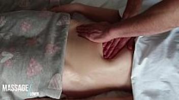 Romantic and Sensual Hot Soft Oiled Belly Massage