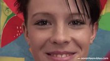 Hika, a gorgeous, slender, busty youngster, oiled up and loved nice