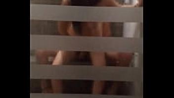 In the shower, my attractive, slender girl